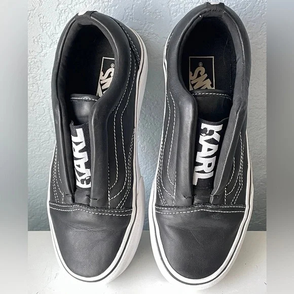 Karl Lagerfeld x Vans Shoes 4.5 Great Condition HOT item! KL Rare Hard to Find!! - Picture 3 of 8